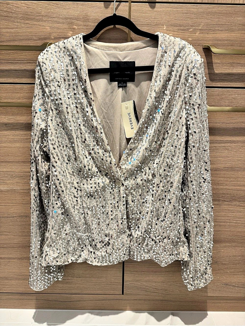 Long Sleeve sequin blazer